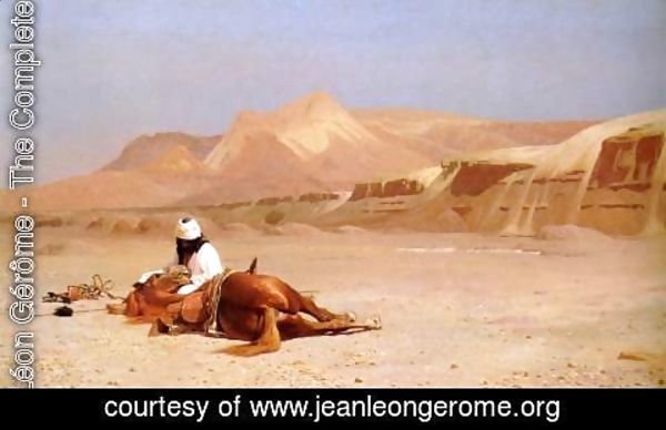 Jean-Léon Gérôme - The Arab and his Steed (or In the Desert)