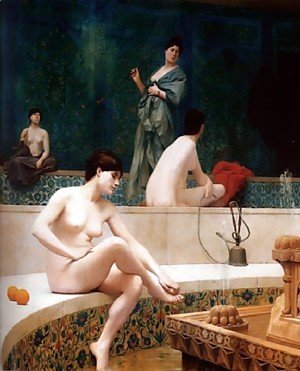 A Bath, Woman Bathing Her Feet (or Harem Pool)