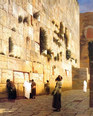 Jean-Léon Gérôme - Solomon's Wall Jerusalem (or The Wailing Wall)