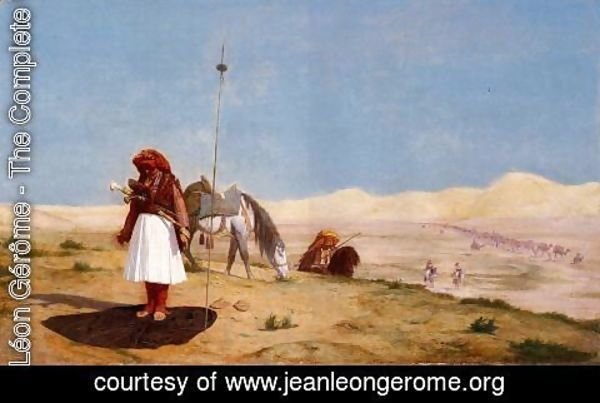 Jean-Léon Gérôme - Prayer in the Desert