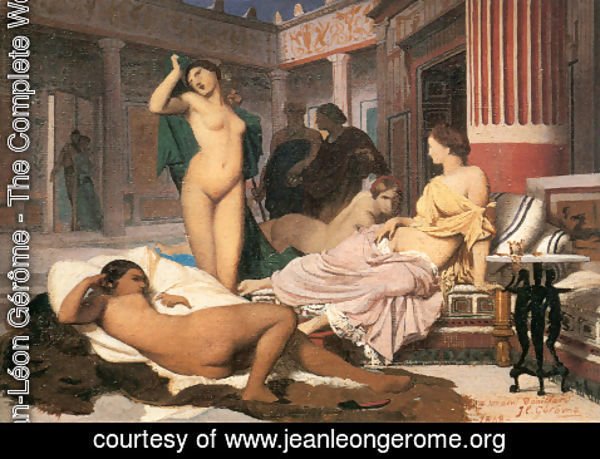 Jean-Léon Gérôme - Greek Interior [sketch]