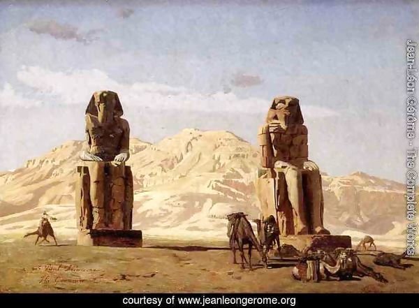 Memnon and Sesostris, (study)