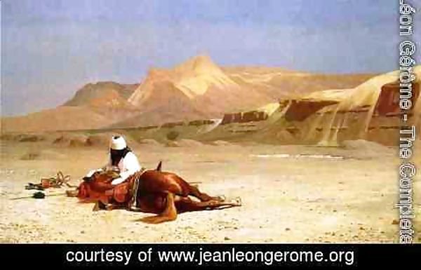 Jean-Léon Gérôme - An Arab and His Horse in the Desert