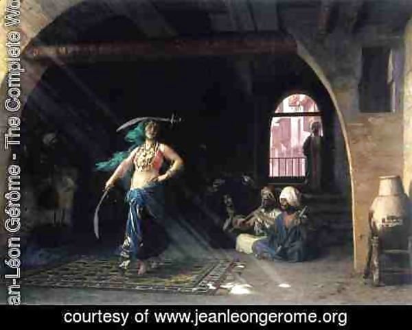 Jean-Léon Gérôme - Sabre Dance in a Cafe