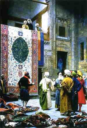 Jean-Léon Gérôme - Carpet Merchant in Cairo