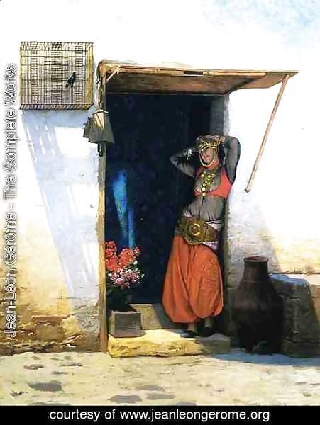 Jean-Léon Gérôme - Woman from Cairo at Her Door