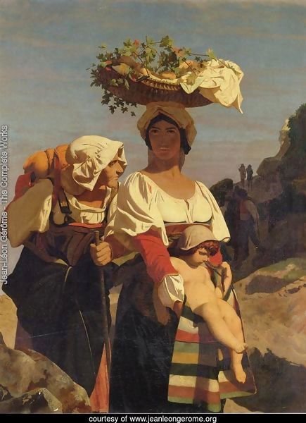 Two Italian Peasant Women and an Infant