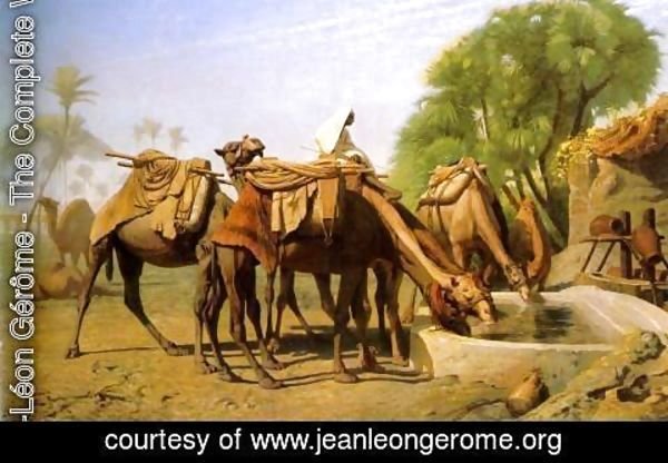 Jean-Léon Gérôme - Camels at the Trough