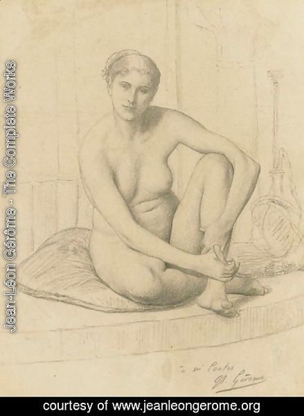 Jean-Léon Gérôme - Study For Le Bain Des Femmes