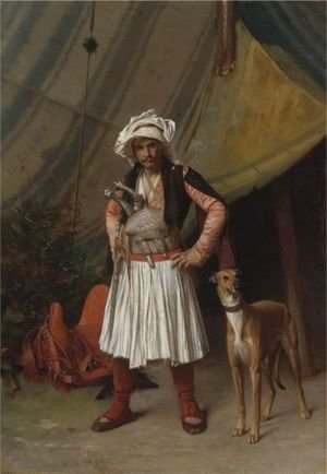 Jean-Léon Gérôme - A Bashi-Bazouk And His Dog