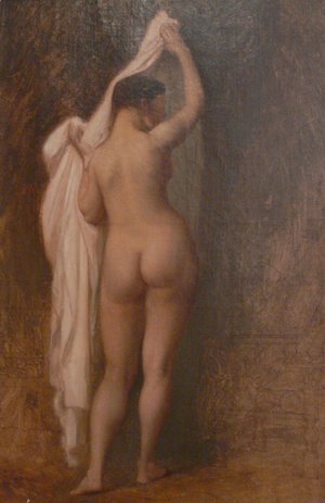Nude from behind (Study for King Candaule)