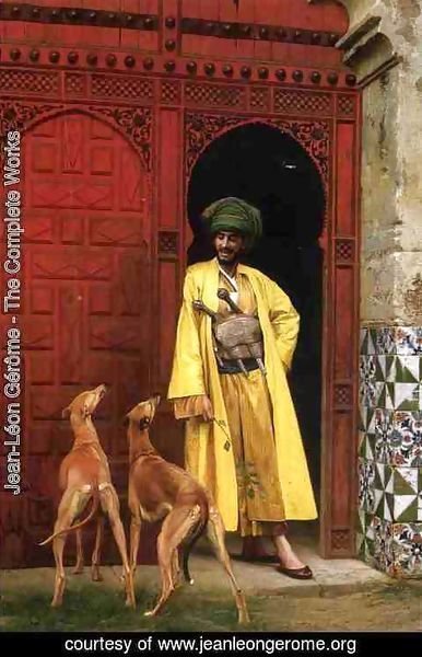 Jean-Léon Gérôme - An Arab And His Dogs