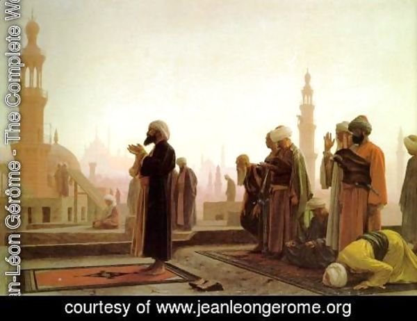 Jean-Léon Gérôme - Prayer In Cairo