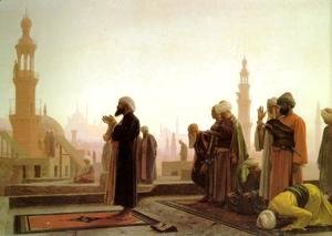 Jean-Léon Gérôme - Prayer In Cairo