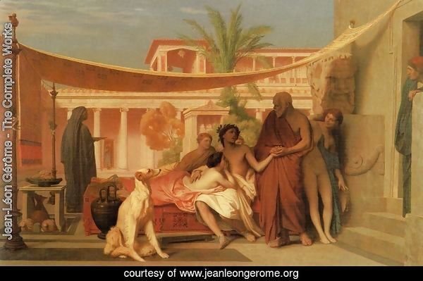 Socrates Seeking Alcibiades In The House Of Aspasia