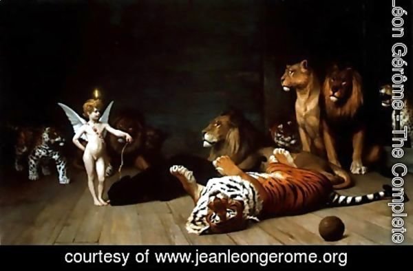 Jean-Léon Gérôme - Qui que tu sois, voici ton maitre (Whoever you are, here is your master) (or Love the Conquerer)