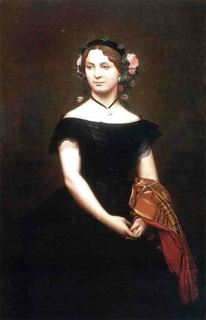 Jean-Léon Gérôme - Portrait of Mlle Durand (or Madame Duvergier)