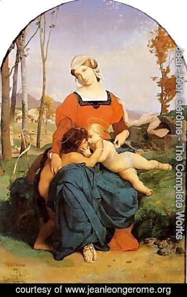 Jean-Léon Gérôme - The Virgin, the Infant Jesus and St John