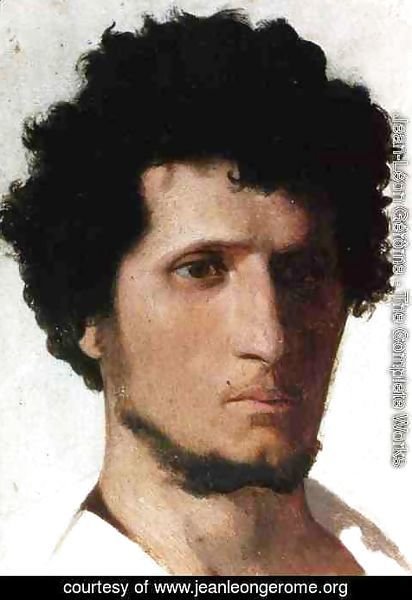 Jean-Léon Gérôme - Head of a Peasant of the Roman Campagna