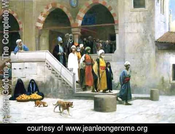 Jean-Léon Gérôme - Leaving the Mosque