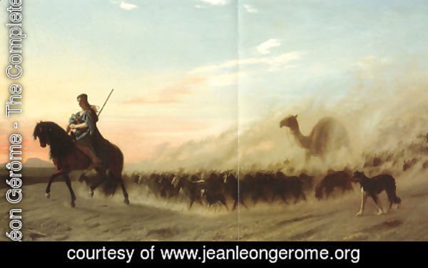 Jean-Léon Gérôme - Le berger Syrien (The Syrian Shepherd)