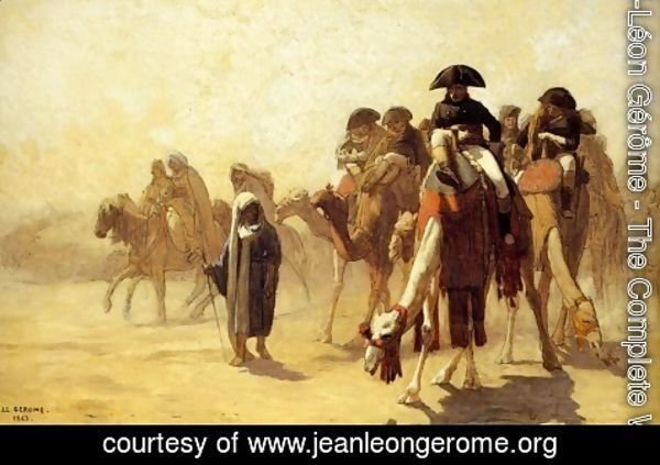 Jean-Léon Gérôme - General Bonaparte With His Military Staff In Egypt