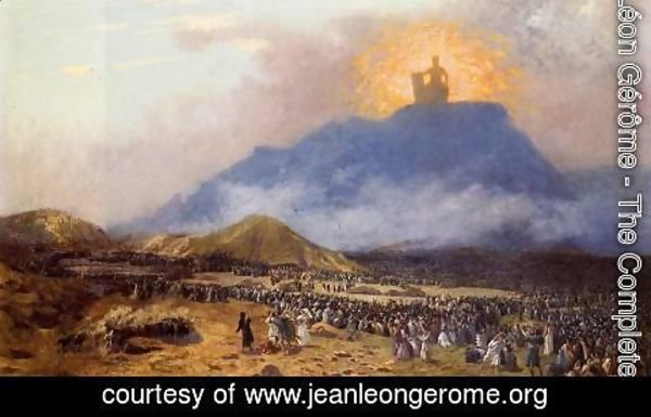 Jean-Léon Gérôme - Moses on Mount Sinai