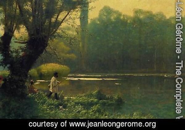 Jean-Léon Gérôme - Summer Afternoon on a Lake