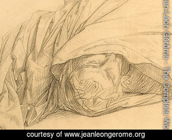 Jean-Léon Gérôme - The Dead Caesar [detail: 1]