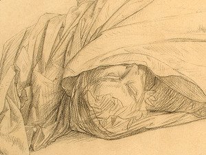 Jean-Léon Gérôme - The Dead Caesar [detail: 1]