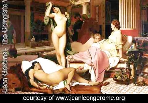 Jean-Léon Gérôme - Grecian Interior, Le Gynecee