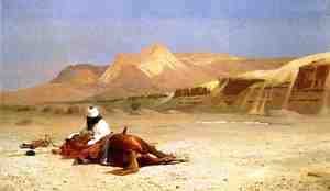 Jean-Léon Gérôme - An Arab and His Horse in the Desert