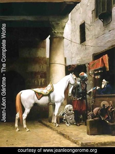 Jean-Léon Gérôme - Arab Purchasing a Bridle