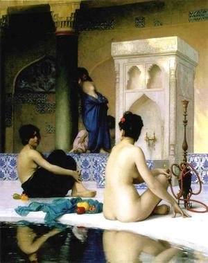 Jean-Léon Gérôme - Bathing Scene