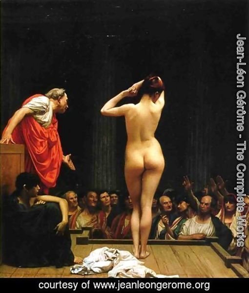 Jean-Léon Gérôme - Selling Slaves in Rome