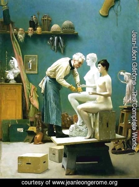 Jean-Léon Gérôme - Working in Marble