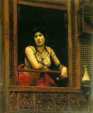 Jean-Léon Gérôme - Woman at Her Window