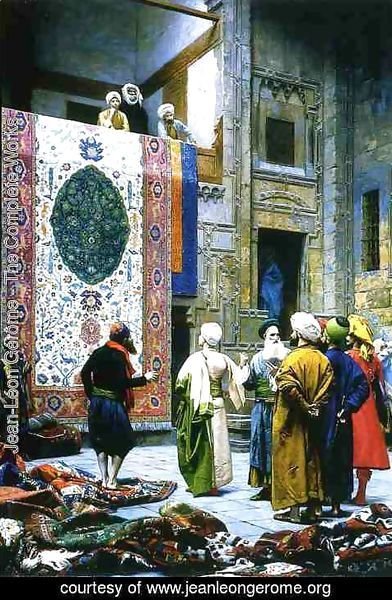 Jean-Léon Gérôme - Carpet Merchant in Cairo