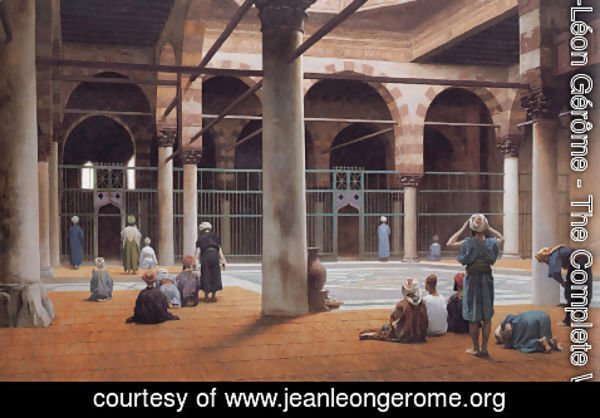 Jean-Léon Gérôme - Interior of a Mosque