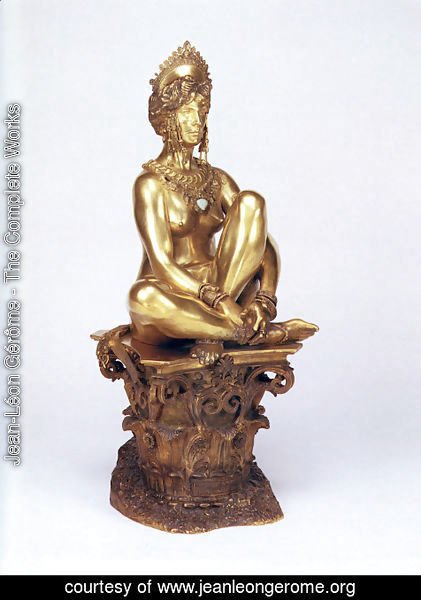 Jean-Léon Gérôme - Corinthe, A Seated Female Nude