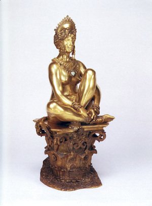 Corinthe, A Seated Female Nude