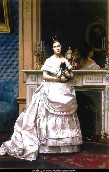 Portrait of a Woman aka Portrait of Marie Gerome 1867 1870