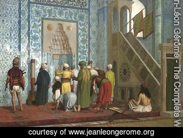 Jean-Léon Gérôme - La mosquee bleue