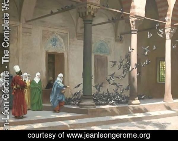 Jean-Léon Gérôme - Les pigeons