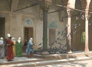 Jean-Léon Gérôme - Les pigeons