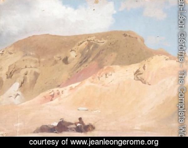 Jean-Léon Gérôme - Halte Dans Le Desert