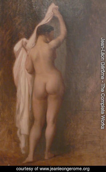 Jean-Léon Gérôme - Nude from behind (Study for King Candaule)