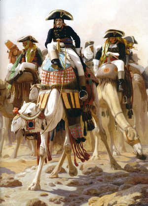 Jean-Léon Gérôme - General Bonaparte with his Military Staff in Egypt 2