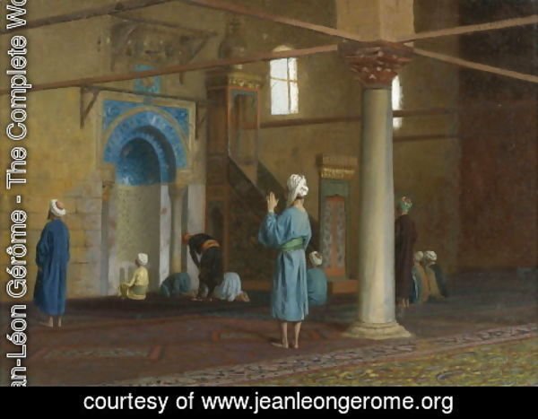 Jean-Léon Gérôme - Prayer in the Mosque 2