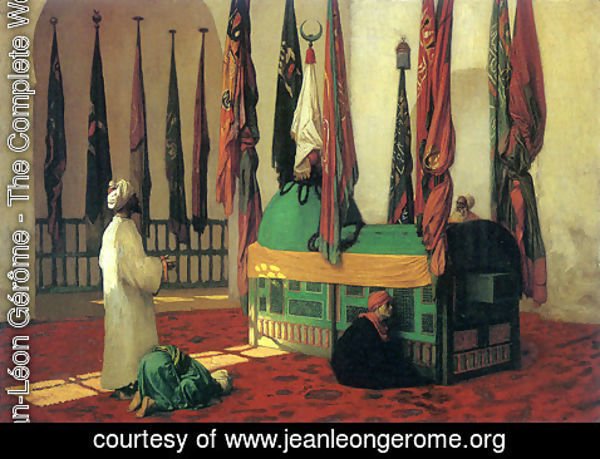 Jean-Léon Gérôme - Prayer at the Mausoleum for Sultan Qayut